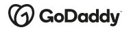 GoDaddy marketing blog black and white logo